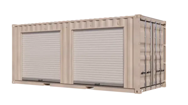 20ft shipping Container with Two Roll-up Doors